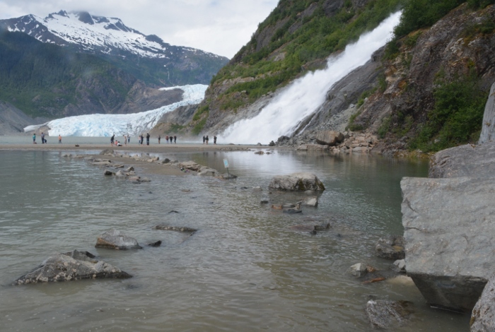 Mendenhall Glacier and Nugget Falls